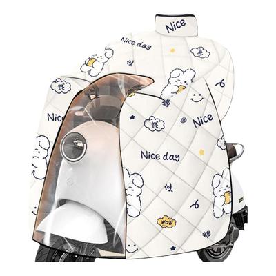 全包裹特厚超清透明膜斗篷挡风被