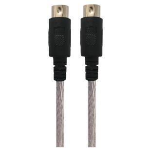 3米双头圆五针midi线 公对公即插即用MIDI键盘电钢琴乐器连接声卡