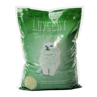 腐败猫 lovecat爱宠爱猫无尘除臭结团吸水绿茶豆腐猫砂6包