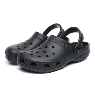 白敬亭同款明星洞洞鞋男款外穿防滑软底大码包头男生凉拖鞋男夏季