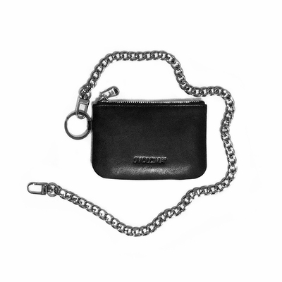 黑色嘻哈风街头零钱包