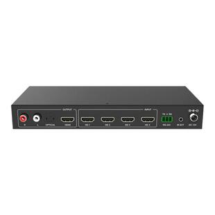 优霆HDMI四画面分割器4K60无缝切换器4进1出 EDID可转换工业级