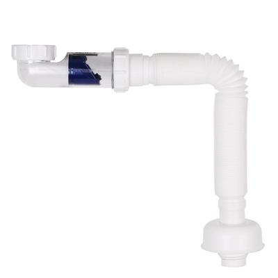 潜水艇面盆防臭下水管【省空间】