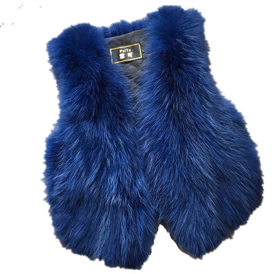 海宁秋冬新款皮草女真毛马甲