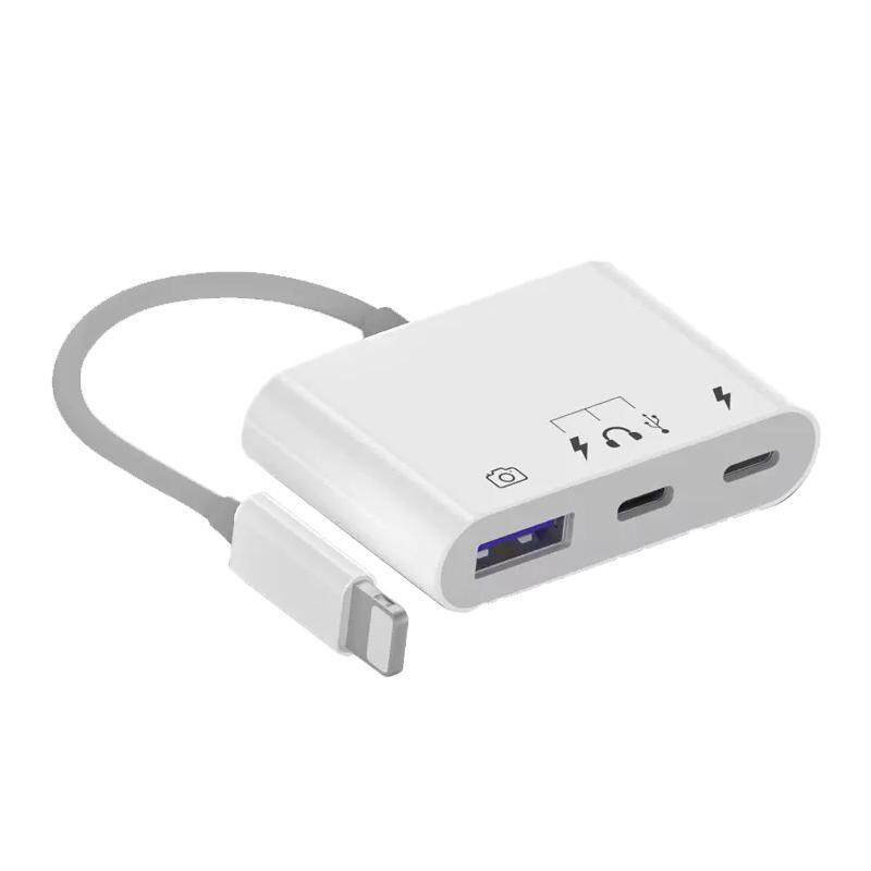 适用苹果手机otg转接头移动硬U盘