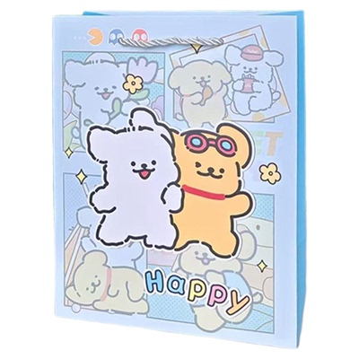 【小红书热门】线条小狗背景定制