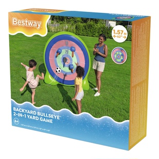 原装正品Bestway充气标靶足球射门飞镖盘粘粘乐儿童投掷玩具52823