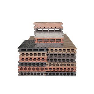 塑木地板户外阳台庭院塑木室外露台防腐木塑板二代共挤塑木板实心