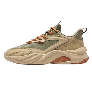 鸿星尔克凤栖梧男鞋老爹鞋春秋新款百搭增高软底运动鞋休闲鞋