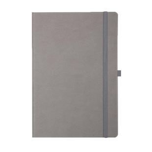 硬皮面笔记本子A5商务办公记事本简约带松紧绑带插笔功能学生日记本整本横线工作记录本礼盒精装定制压印LOGO