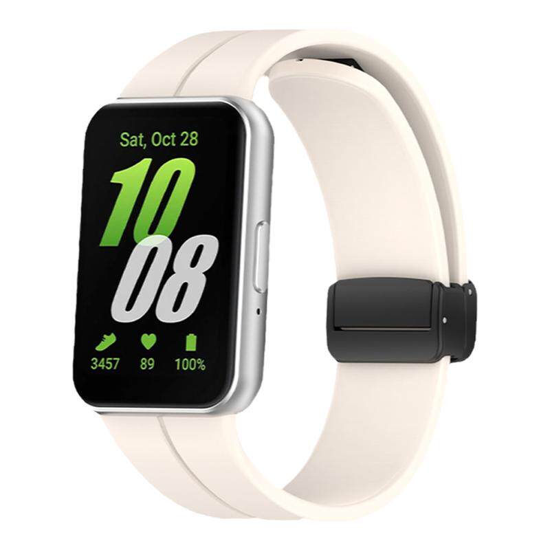 三星fit3手表磁吸扣硅胶表带