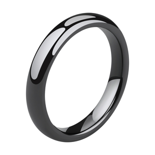 单身尾戒！陶瓷戒指男士尾戒指环潮时尚学生简约黑色小拇指饰品