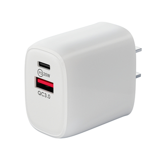 2026新款双口小巧便携旅行TPC适用安卓手机充电头数据线USB兼容充插头PD20\30W 淘购通用自动断电QC3.0充电器