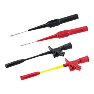 0.7mm 1mm粗探针汽车维修测试刺破线表棒背针万用表笔耐高温导线