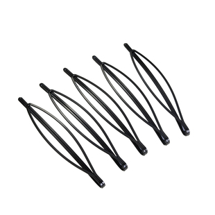 发夹一字夹后脑勺碎发夹黑色边夹2025新款高端丸子头发卡卡子头饰