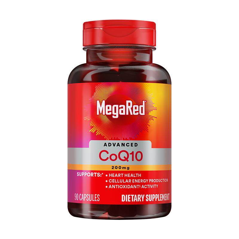 MegaRed脉拓辅酶q10高含量中老年养护心脑健康90粒官方旗舰店正品