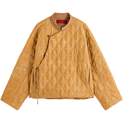 EXCEPTION例外新中式棉服金线凤凰绣花外套女款棉衣