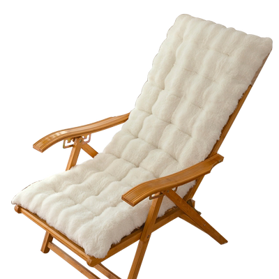 兔兔绒躺椅垫子防滑靠背垫