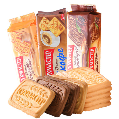 厨房大师牌早餐饼干俄罗斯牛奶味