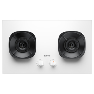 苏泊尔MB57W白色燃气灶合金防爆灶双灶家用台式煤气灶天然气灶台