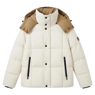 高充绒量雪中飞羽绒服2025冬新款韩版情侣款可拆卸帽子加厚面包服