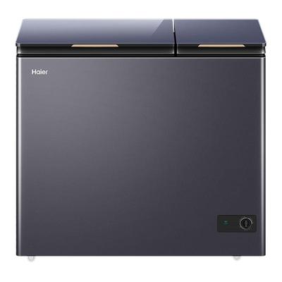 海尔冰柜216升双温双箱家用大冷冻小冷藏两用大容量一级节能省电