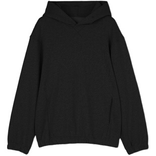 MRS Studios经典极简时髦舒适磨毛木棉运动连帽卫衣/香蕉卫裤套装