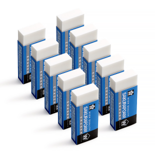 樱花橡皮擦美术生素描绘画专用初学者2b4b铅笔日本橡皮擦无碎屑学生擦的干净不留痕高光进口超净正版考试用品