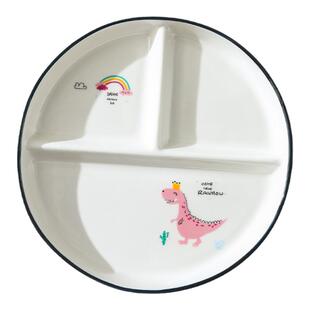 分餐盘陶瓷分格餐盘大人减肥专用减脂定量分格餐具盘子三格早餐盘