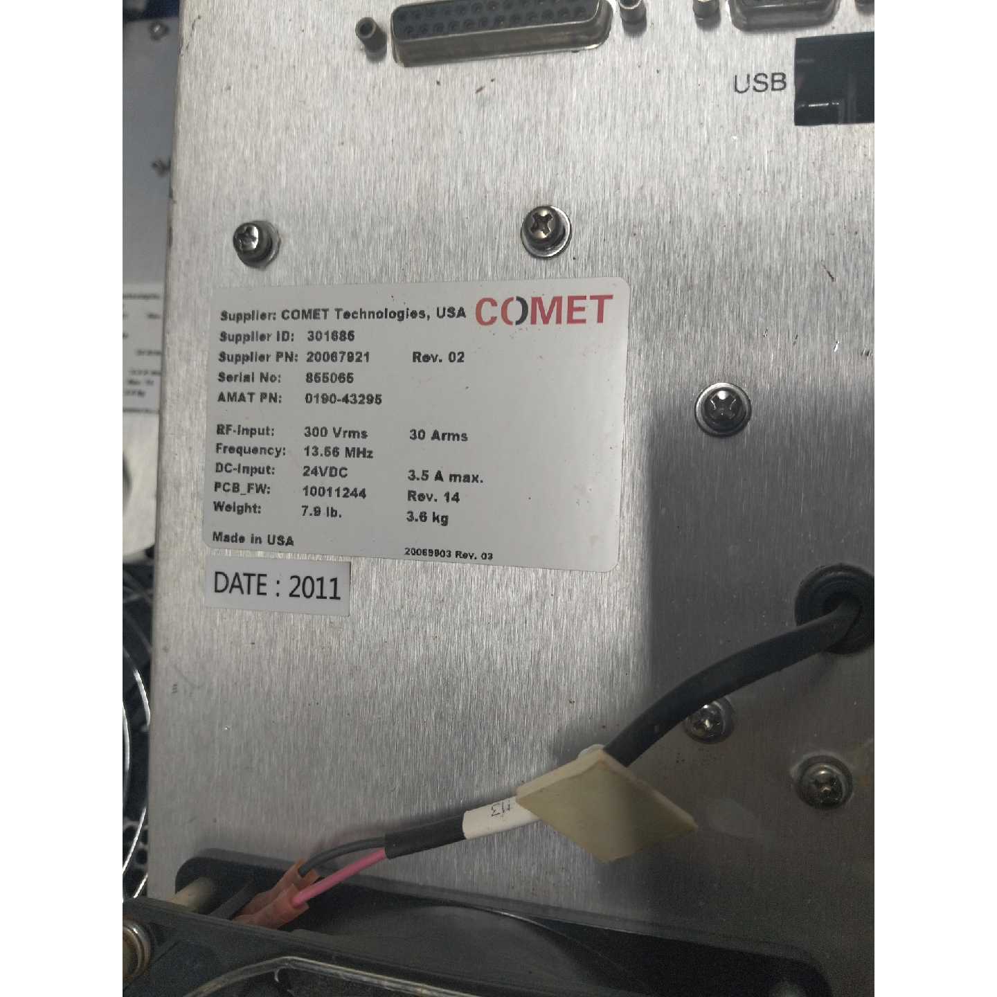 【请询价】COMET射频电源匹配器型号019043295美国原装