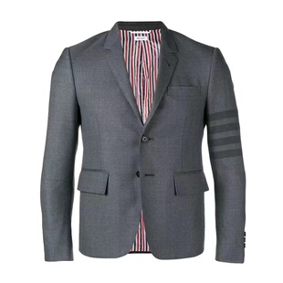 春季TUMA TB男款修身休闲西装上衣西裤四杠全羊毛情侣款西服套装