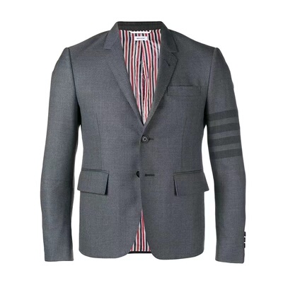 TB男款修身休闲西装西裤四杠西服