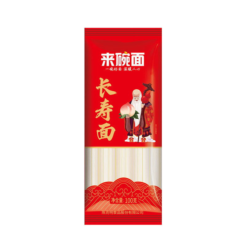 陈克明长寿面100g生日祝福寿面