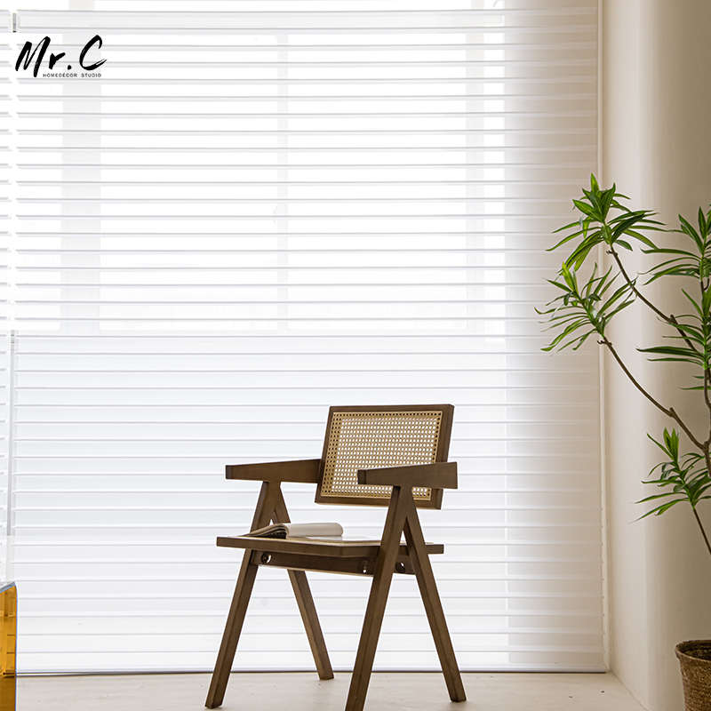 香格里拉窗帘柔纱帘卷帘卧室书房阳台卫生间办公室遮光百叶窗帘