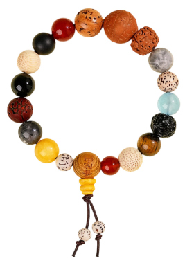 普陀山官方直发十八籽手串正品女款多宝菩提佛珠文玩手链男送礼物