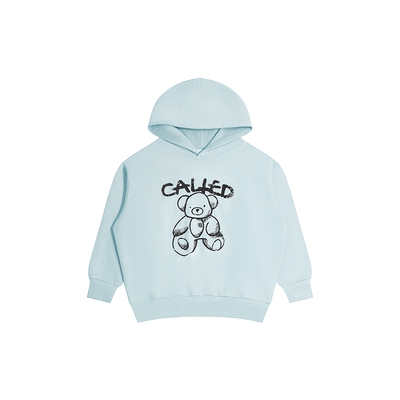 CalledBack趣味饭团熊连帽卫衣
