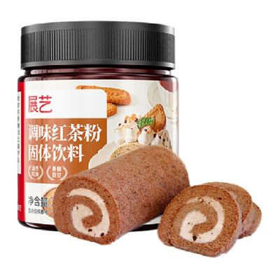 展艺调味红茶粉瑞士卷