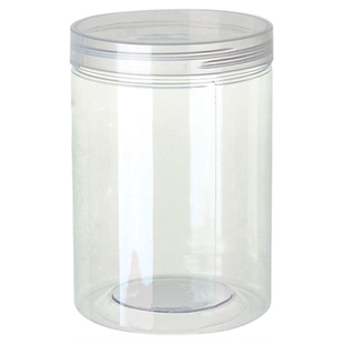 整箱食品级坚果蜂蜜瓶2斤塑料瓶带盖pet饼干罐加厚包装透明密封罐