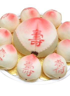 御茶膳房寿桃馒头老人糕点北京