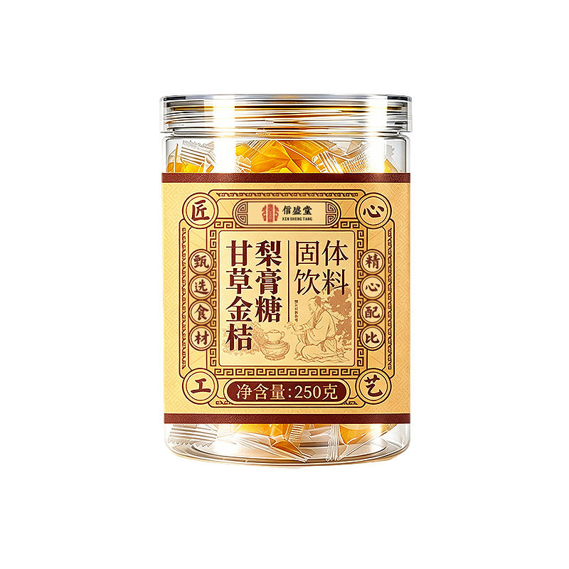 信盛堂甘草枇杷罗汉果薄荷梨膏糖