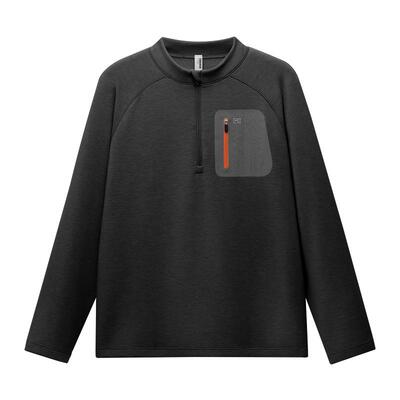 【王一博同款】蕉内热皮702++男士速干羊毛半拉链长袖机能t恤保暖