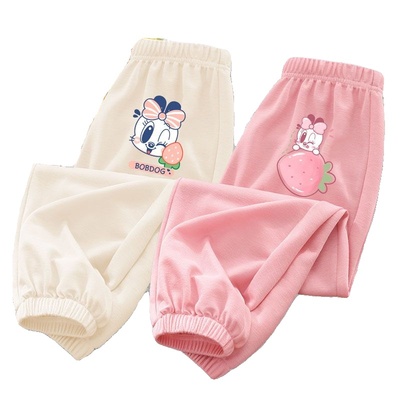 女童裤子儿童防蚊裤薄款2025新款