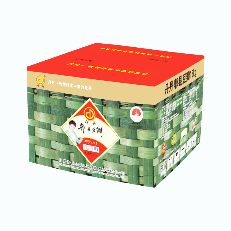 丹丹红油郫县豆瓣酱餐馆炒菜专用豆瓣辣椒酱调料15kg*1箱