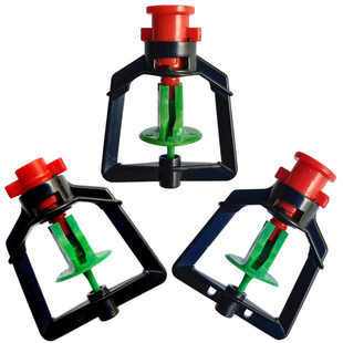 360°自动旋转微喷头花篮折射洒水大棚喷灌溉农用设备园林绿化