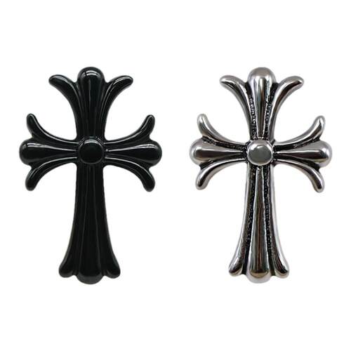 Mkop洞洞鞋配饰高级感diy鞋扣配件复古十字架鞋花适配Crocs/Cross