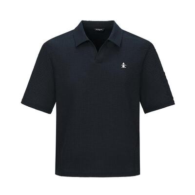 【东丽纱线】Munsingwear万星威休闲夏季男士薄款翻领短袖POLO衫