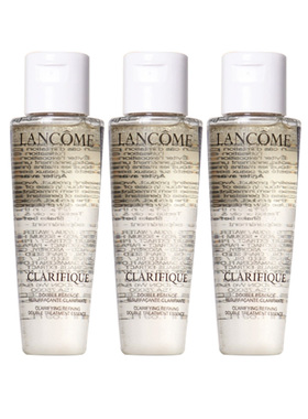 【自营】Lancome/兰蔻极光水净澈焕肤双重精华水50ml*3保湿爽肤水