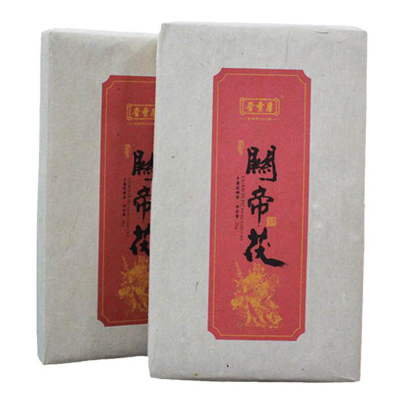 湖南安化黑茶正品晋丰厚关帝茯手筑金花茯砖茶2KG【珍藏限量版】