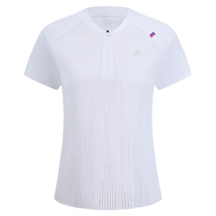 引擎鸟半拉链风洞越野短袖速干T恤男女健身训练马拉松跑步半袖