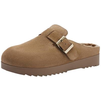 热风女鞋复古勃肯鞋包头拖鞋